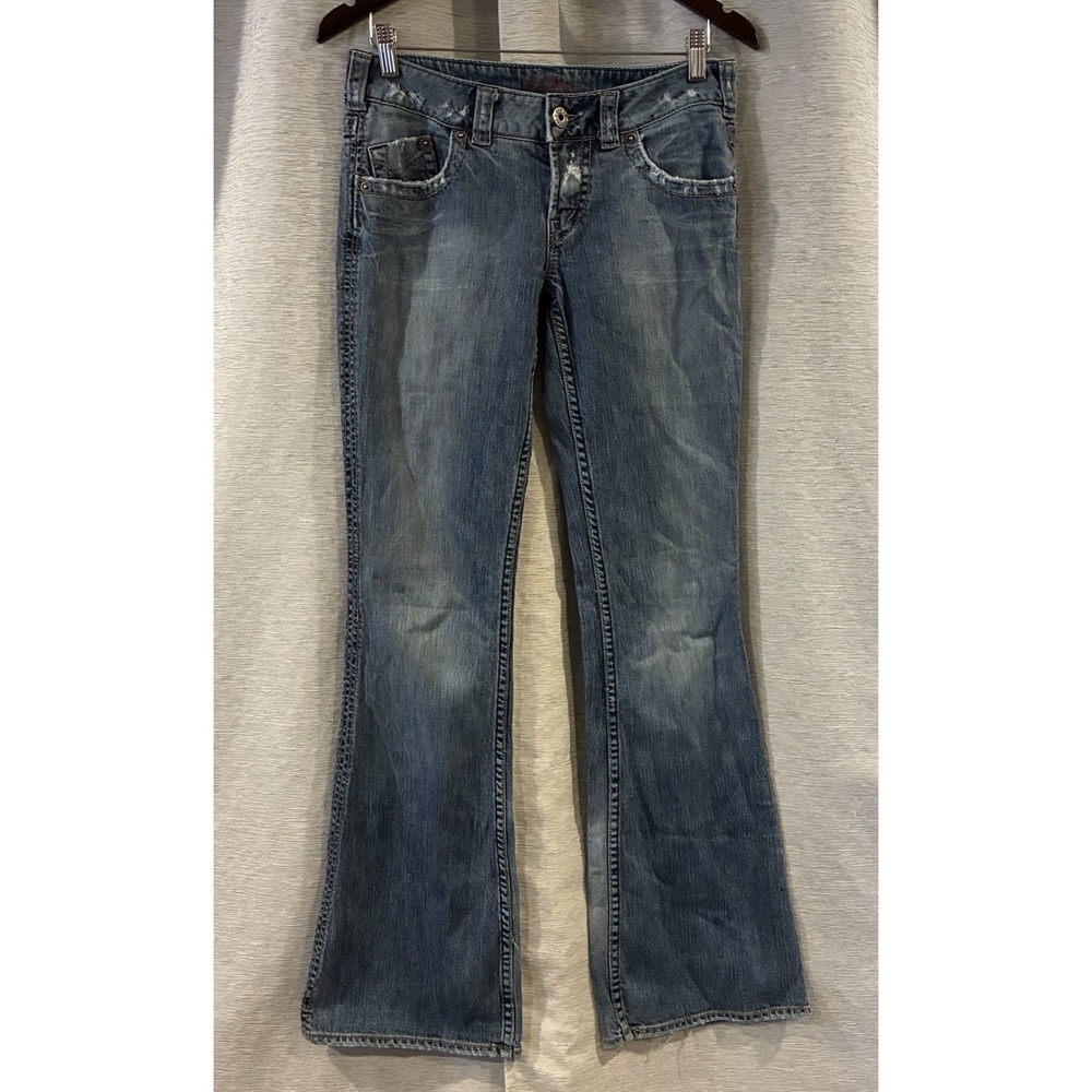 Silver Jeans Monroe Bootcut Jeans Women's 29/35 Medium‎ Wash Western Denim Pants
